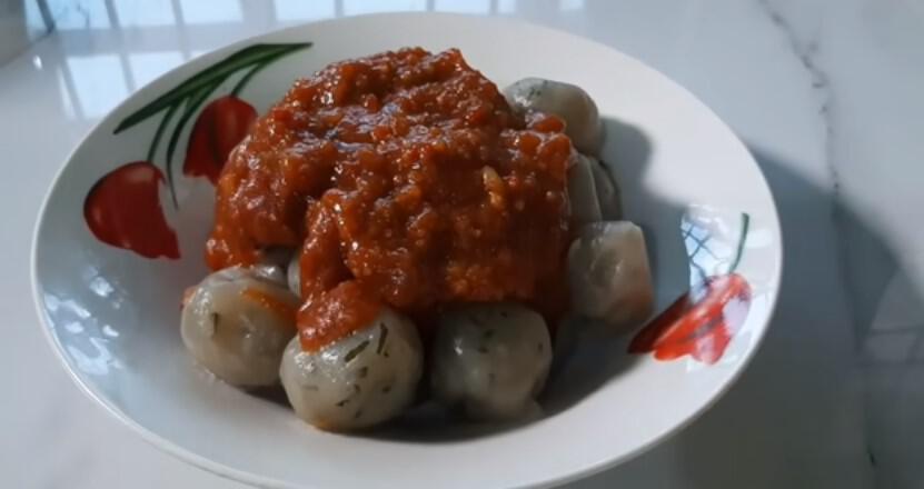 cara membuat Cilok Bumbu Kacang