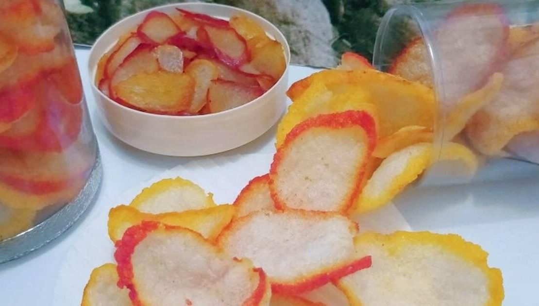 Kerupuk Bawang Warna Warni