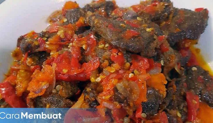 cara membuat dendeng balado