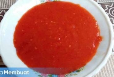 Cara Membuat Saus Sambal Homemade