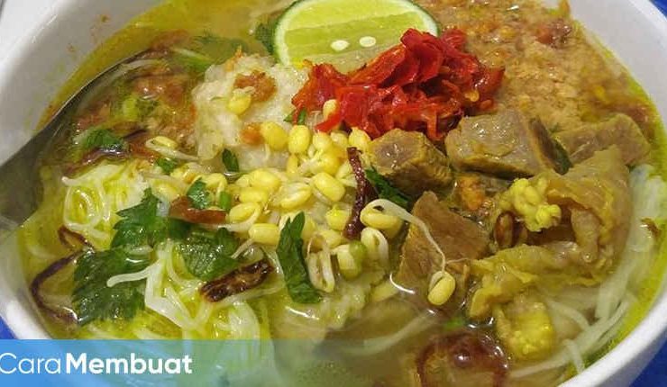 cara membuat soto daging