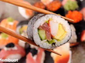 cara membuat sushi roll