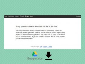 Bypass Limit Download Google Drive